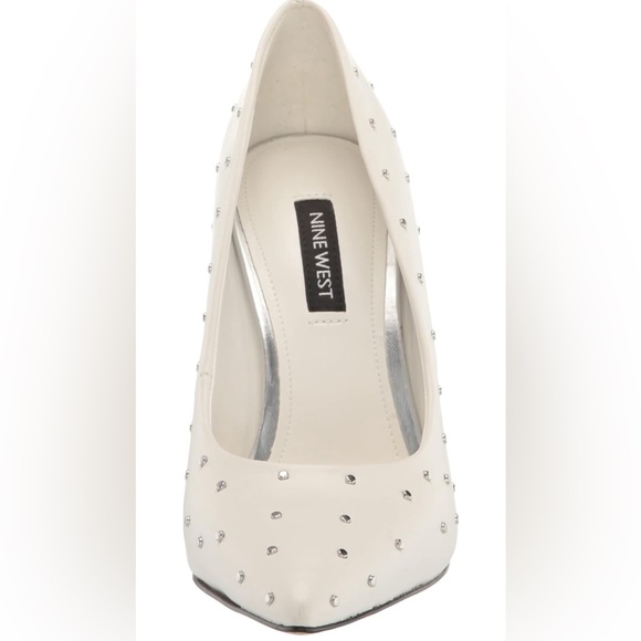 NEW Nine West Trial Women's Rhinestone Dress Pumps White size 7 - Picture 5 of 14